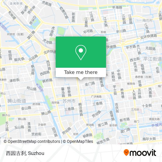 西园古刹 map
