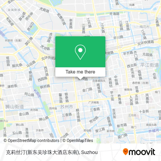 克莉丝汀(新东吴珍珠大酒店东南) map
