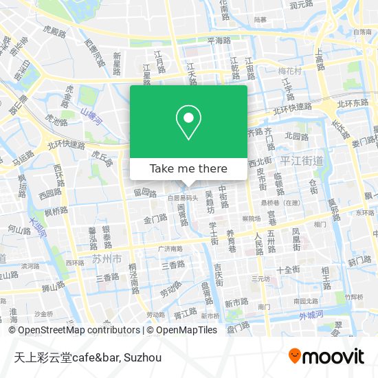 天上彩云堂cafe&bar map