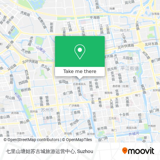 七里山塘姑苏古城旅游运营中心 map