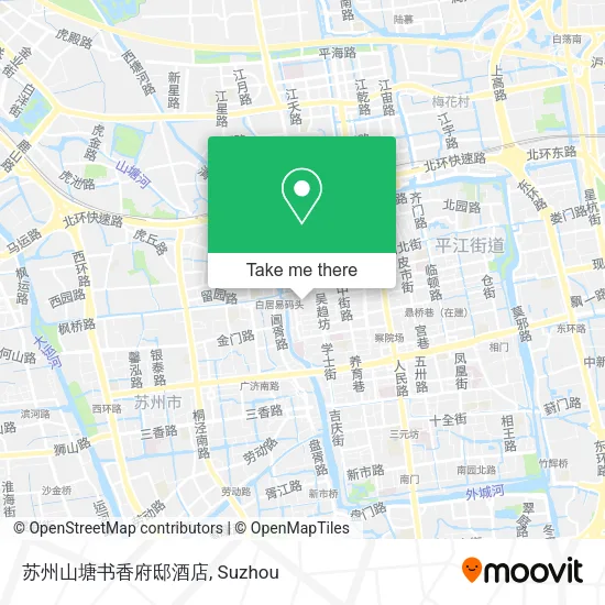 苏州山塘书香府邸酒店 map