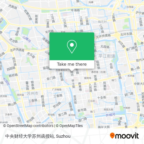 中央财经大学苏州函授站 map