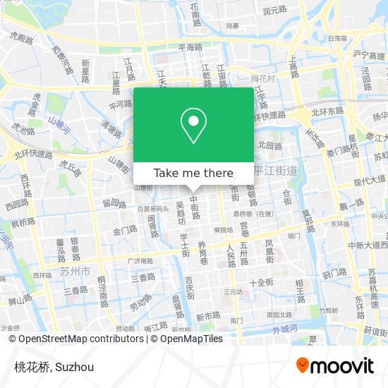 桃花桥 map