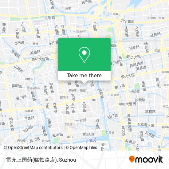 雷允上国药(临顿路店) map