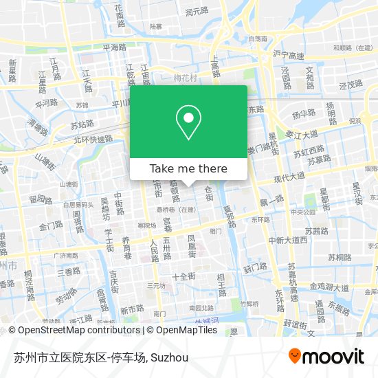 苏州市立医院东区-停车场 map