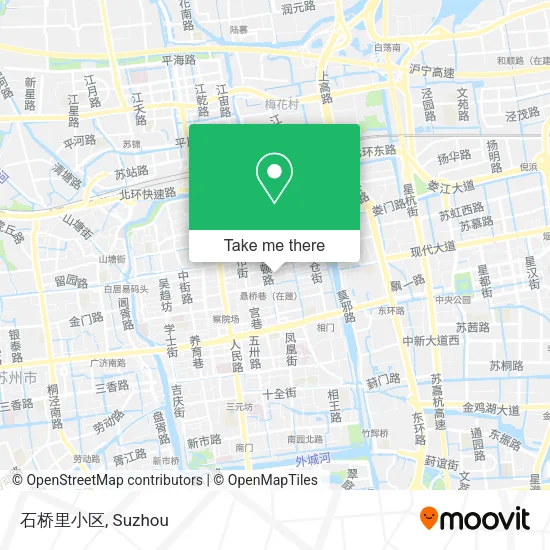 石桥里小区 map