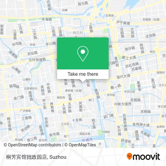桐芳宾馆拙政园店 map