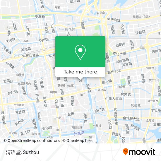 清语堂 map