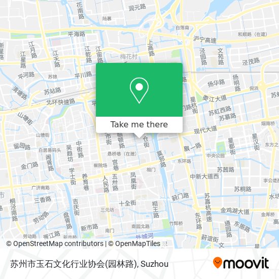 苏州市玉石文化行业协会(园林路) map