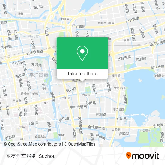 东亭汽车服务 map