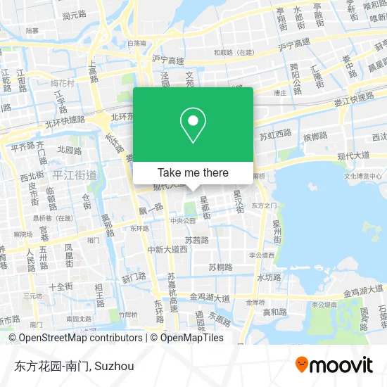 东方花园-南门 map