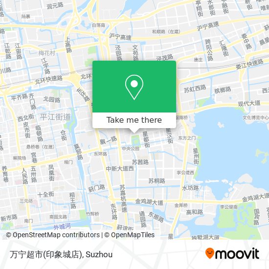 万宁超市(印象城店) map