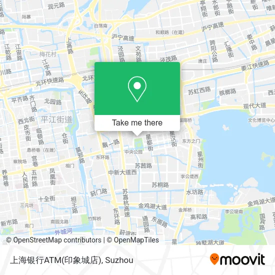 上海银行ATM(印象城店) map