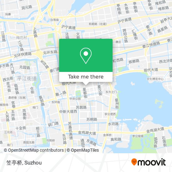 笠亭桥 map