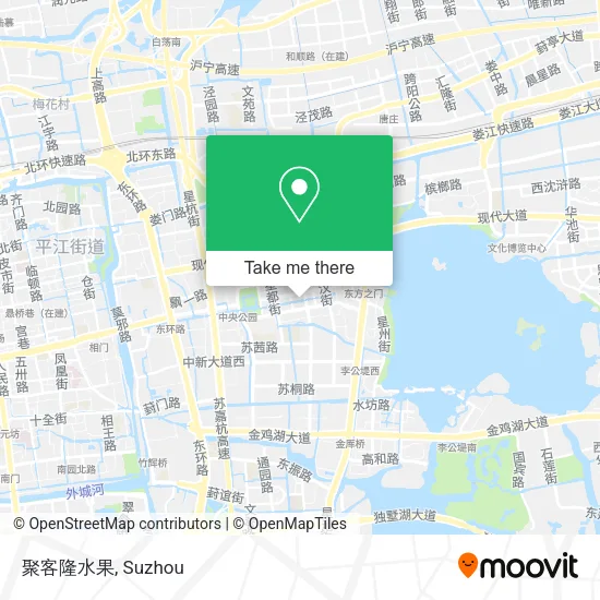 聚客隆水果 map
