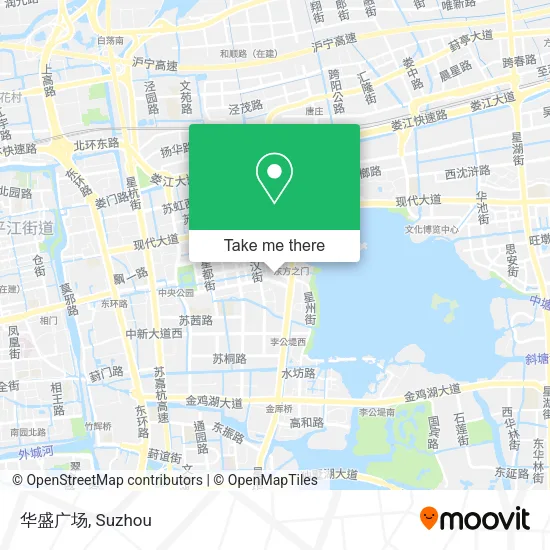 华盛广场 map