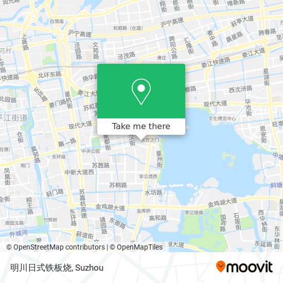 明川日式铁板烧 map