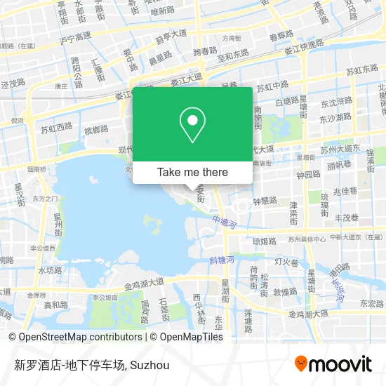 新罗酒店-地下停车场 map