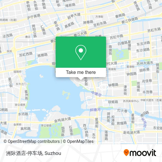 洲际酒店-停车场 map