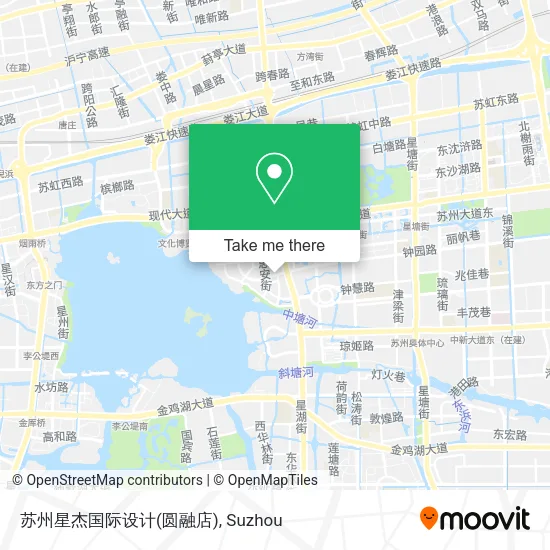 苏州星杰国际设计(圆融店) map