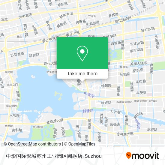 中影国际影城苏州工业园区圆融店 map