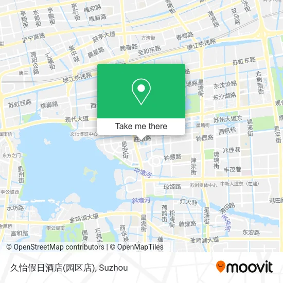 久怡假日酒店(园区店) map