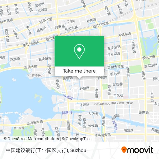 中国建设银行(工业园区支行) map