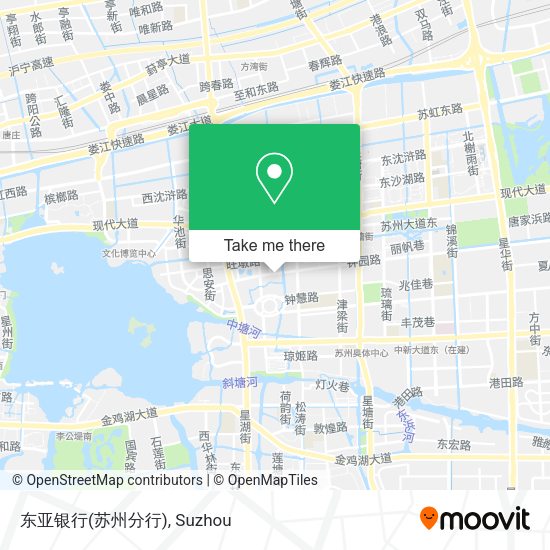 东亚银行(苏州分行) map