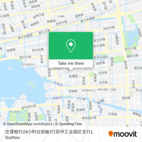交通银行24小时自助银行(苏州工业园区支行) map