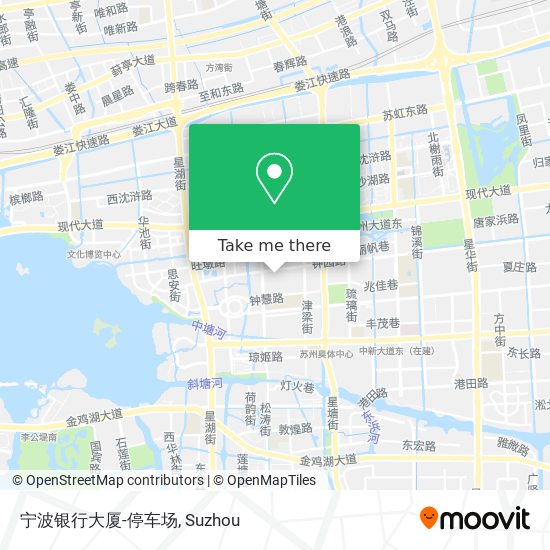 宁波银行大厦-停车场 map