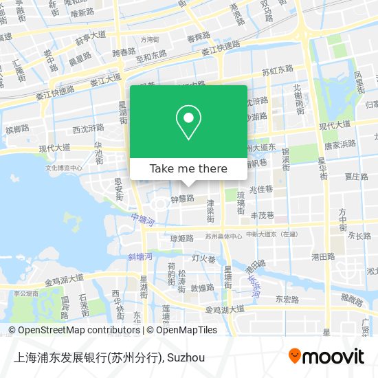 上海浦东发展银行(苏州分行) map