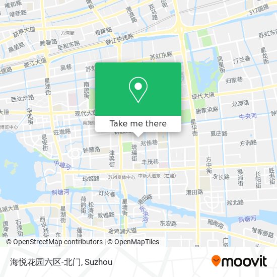 海悦花园六区-北门 map