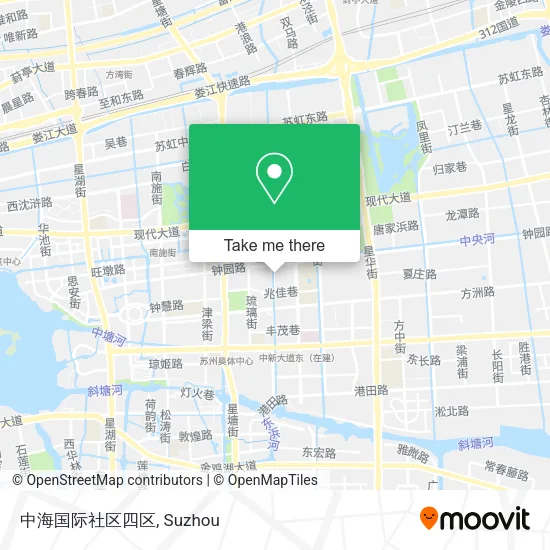 中海国际社区四区 map