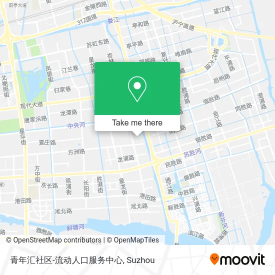 青年汇社区-流动人口服务中心 map