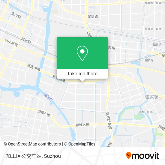 加工区公交车站 map