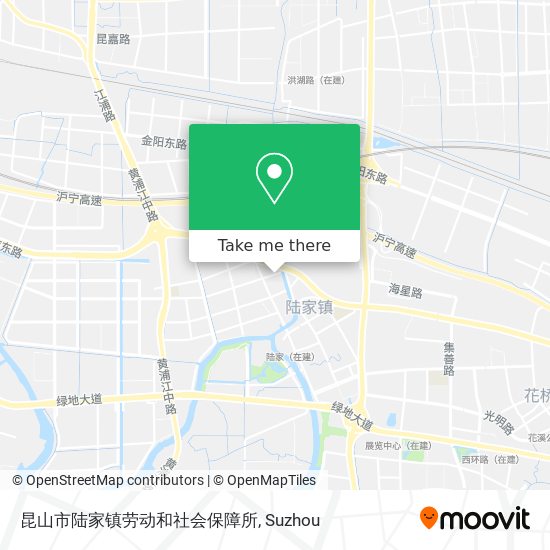 昆山市陆家镇劳动和社会保障所 map