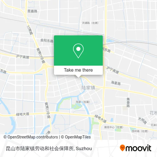 昆山市陆家镇劳动和社会保障所 map
