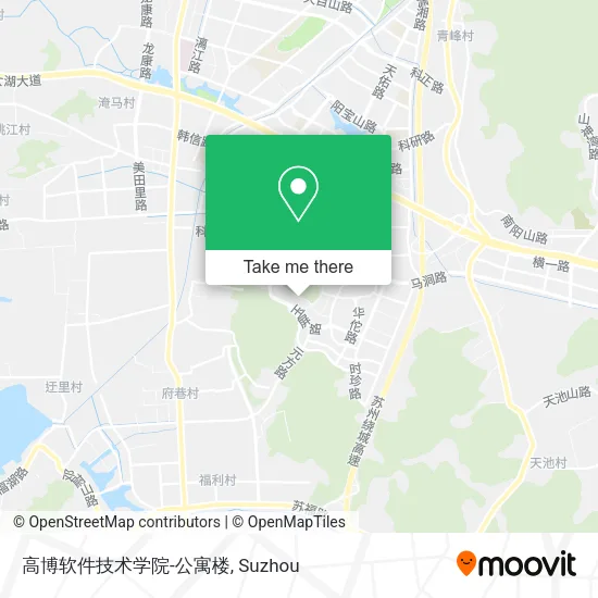 高博软件技术学院-公寓楼 map