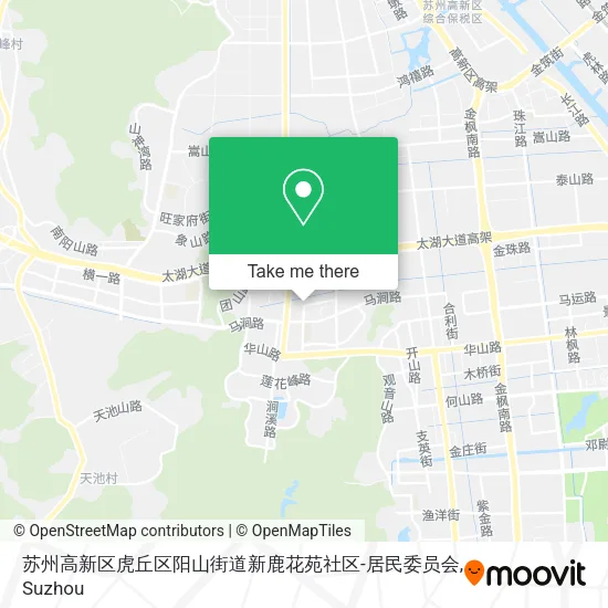 苏州高新区虎丘区阳山街道新鹿花苑社区-居民委员会 map