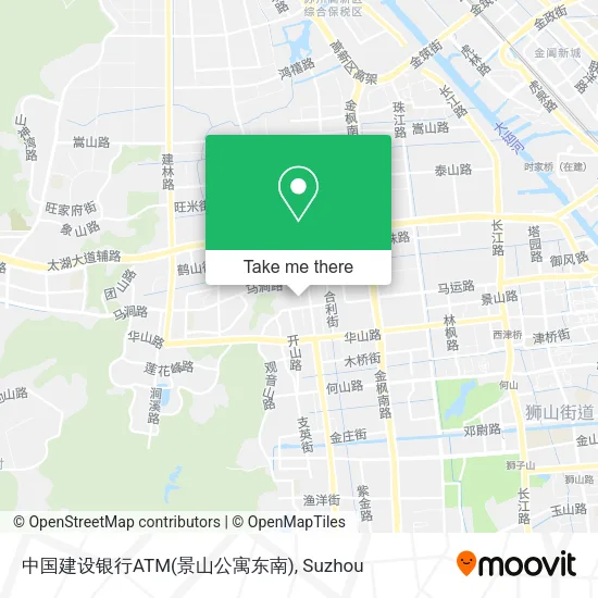中国建设银行ATM(景山公寓东南) map