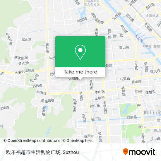 欧乐福超市生活购物广场 map