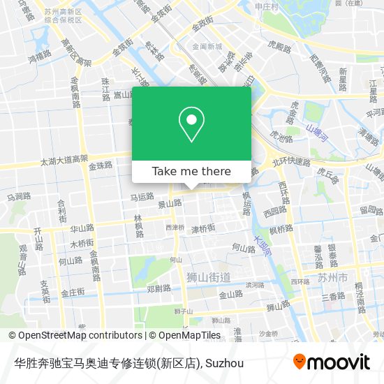华胜奔驰宝马奥迪专修连锁(新区店) map