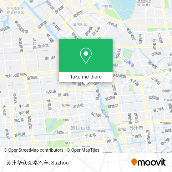 苏州华众众泰汽车 map