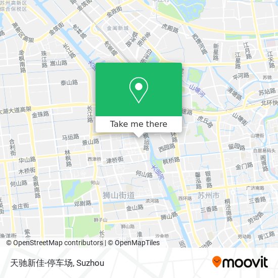 天驰新佳-停车场 map