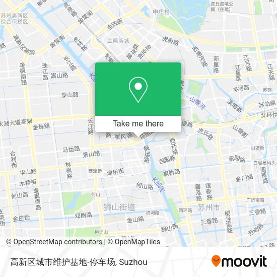 高新区城市维护基地-停车场 map