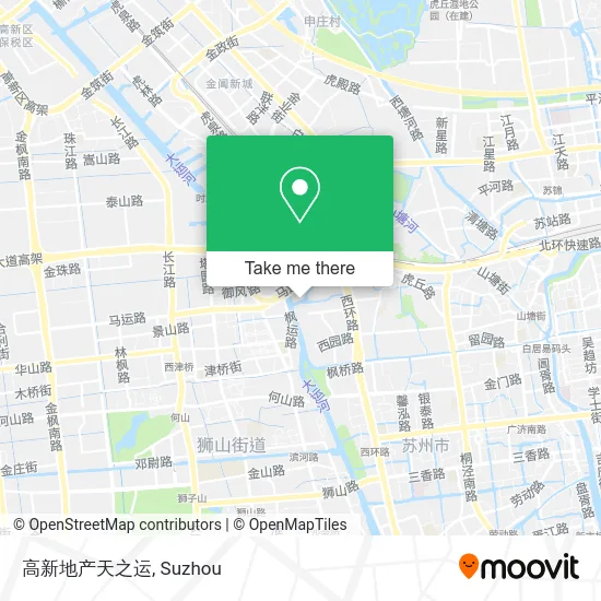 高新地产天之运 map