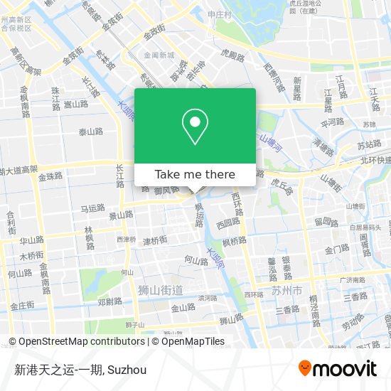 新港天之运-一期 map