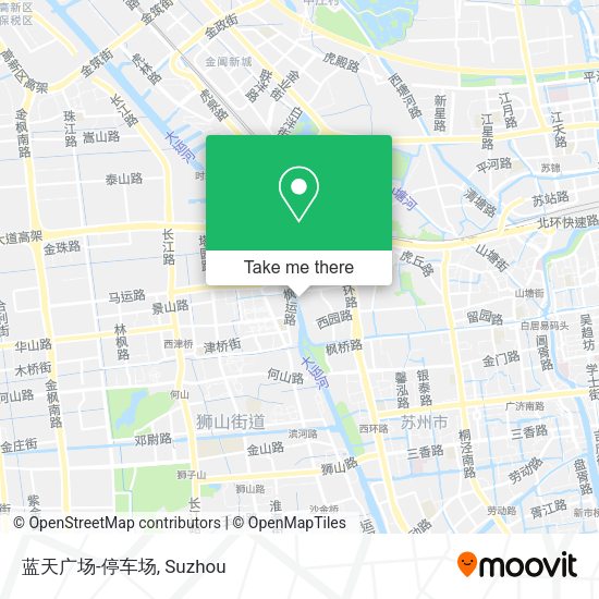 蓝天广场-停车场 map