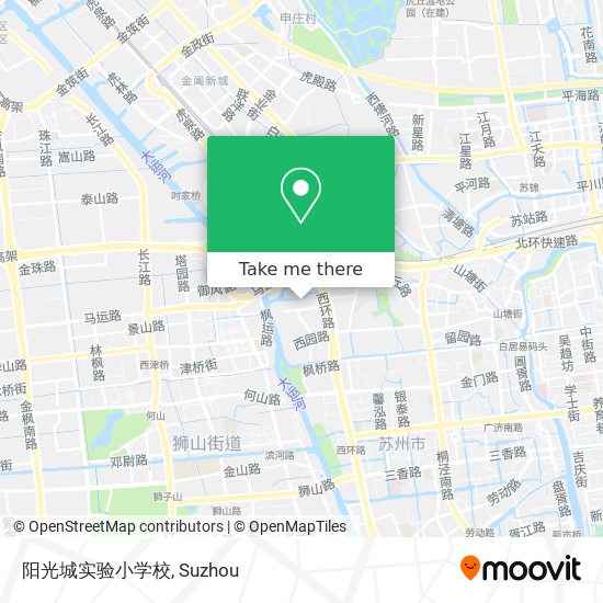 阳光城实验小学校 map