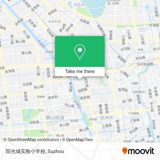 阳光城实验小学校 map